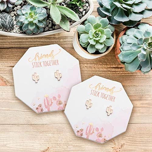 Joyería De La Amistad I Aretes De Cactus I Regalos Para Dama