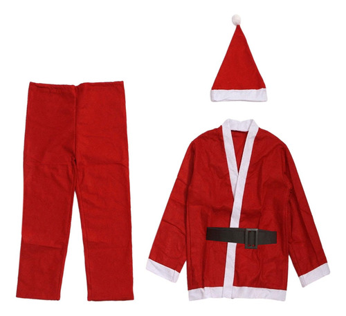 Disfraz Infantil De Papá Noel Con 10 A 13 Años Niño