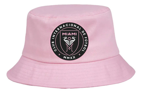 Gorro Pesquero Miami Messi Sombrero Hombre Mujer Sol