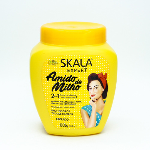 Kit 6un Creme Hidratante Skala 1kg - Pote Vegano