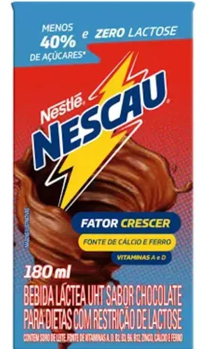 BEBIDA LACTEA NESCAU 180ML - redemix