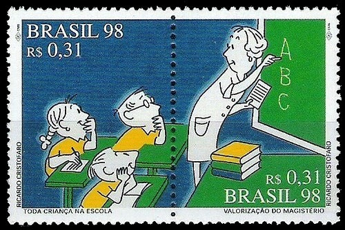 Educación - Brasil 1998 - Serie Mint - Yv 2383-2384
