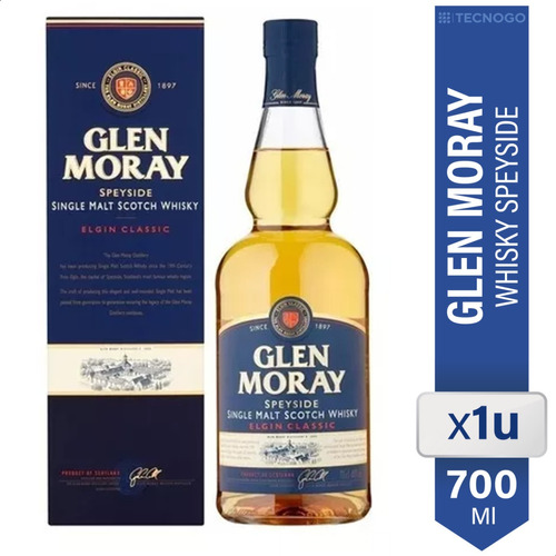 Whisky Glen Moray Elgin Classic 700ml Single Malt Escoces