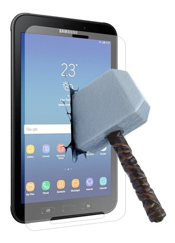 Imagem 1 de 6 de Película Vidro Tablet Galaxy Tab Active2 8 S-pen T390 T395