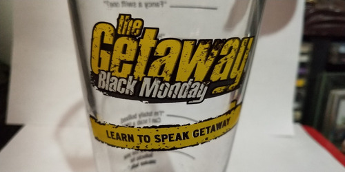 Vaso Cerveza The Getaway Black Monday Beer Souvenir Ps2 Game