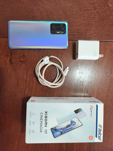 Celular Xiaomi 11t, 5g, Cámara Triple 108+8+5mpx, Batería 5000mah, 256 Memoria Interna, Cable Tipo C, Carga Turbo De 67w (Usado)
