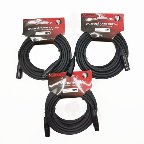 Paq. De 3 Cables Kirlin Canon A Canon Mpc-270 10mts.