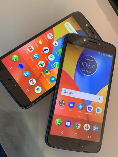 Moto E4 Plus 16gb 2gb Ram - Libre - Precio X 2 Azul Marino (Usado)