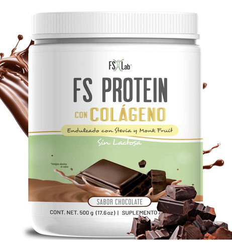 Proteína Polvo + Colágeno C/stevia Naturalslim Frank Suárez