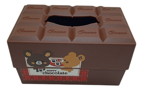 Caixa Porta Lenços De Papel Barra De Chocolate Geek