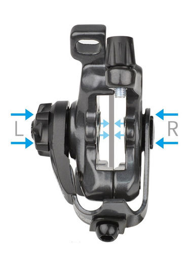 Imagen 3 de 4 de Caliper Doble Piston Frenos Discos Mecanicos Bicicletas Par