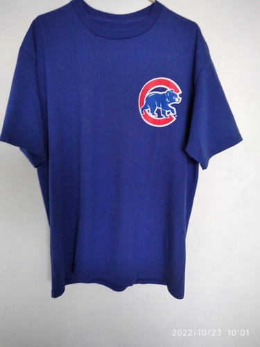 Imagen 1 de 8 de Camiseta Majestic Beisbol Mlb Chicago Cubs Carlos Zambrano.