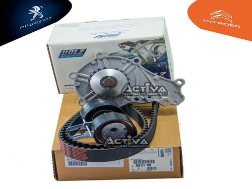 Kit Distribucion Original Peugeot 207 1.4 Hdi + Bomba De Agu