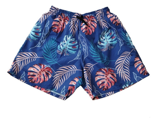 Malla Hombre Short Pantalón Corto Microfibra Hawaianos 2 A 6