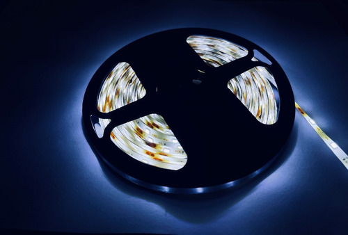 Fita Led Silicone Colante Prova Dágua Sanca Branco Frio Luz Branco-frio