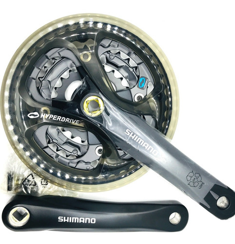 Imagen 3 de 4 de Plato Y Biela Shimano Acera Fc-m361 - 42-32-22t - 175mm W/cg