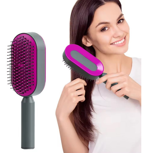 Cepillo Para Cabello Rizado Cepillo Desenredante Peine Rizos