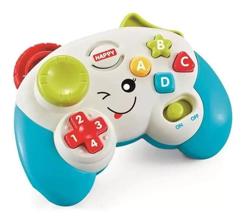 Imagem 4 de 7 de Brinquedo Controle De Videogame Educativo C/ Luz Som Br1088