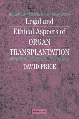 Libro Legal And Ethical Aspects Of Organ Transplantation ...