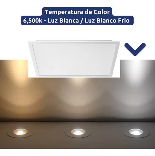 PANEL LED 60X60 MARCO BLANCO LUZ FRIA 36W 3400LM 100-240V IP40 –