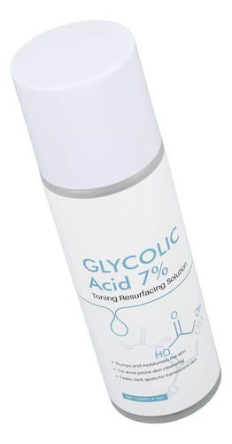 Tónico De Ácido Glicólico, 120 Ml, Hidrata Al 7% Y Reduce Lo