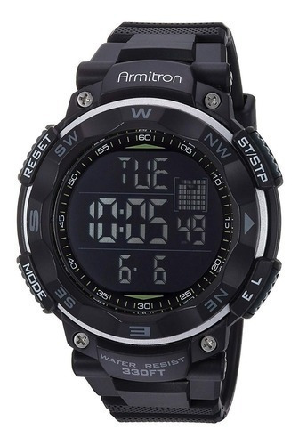 Reloj Armitron Digital Cronografo Hombre Sport 100 Mts Agua