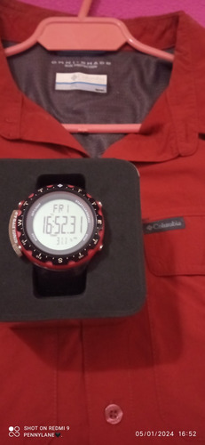 Reloj Columbia Auténtico,color Rojo-negro Modelo Ct004-010