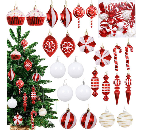 ( 24 Piezas De Colgantes For Árboles De Navidad,