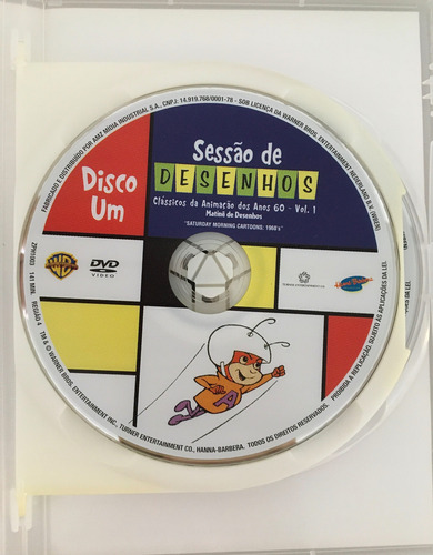D V D Hanna Barbera - Anos 60 // 2 Discos // Warner Bros (Usado)
