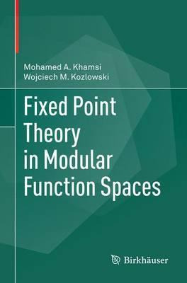 Libro Fixed Point Theory In Modular Function Spaces - Moh...