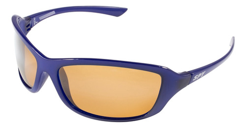 Óculos De Sol Spy 44 - Link Polarizado Armação Azul Royal Lente Marrom Sem Espelho Polarizada