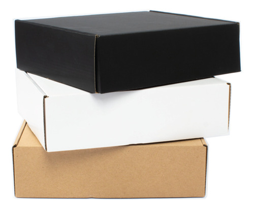50 Cajas De Carton Autoarmable 25x20x7 Cm