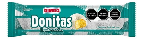 5pz Donitas Espolvoreadas Bimbo Donas Azuc Glass