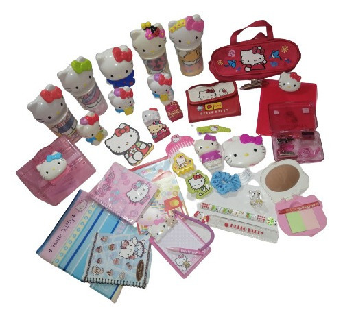 Pack De 34 Accesorios De Hello Kitty De Colección 