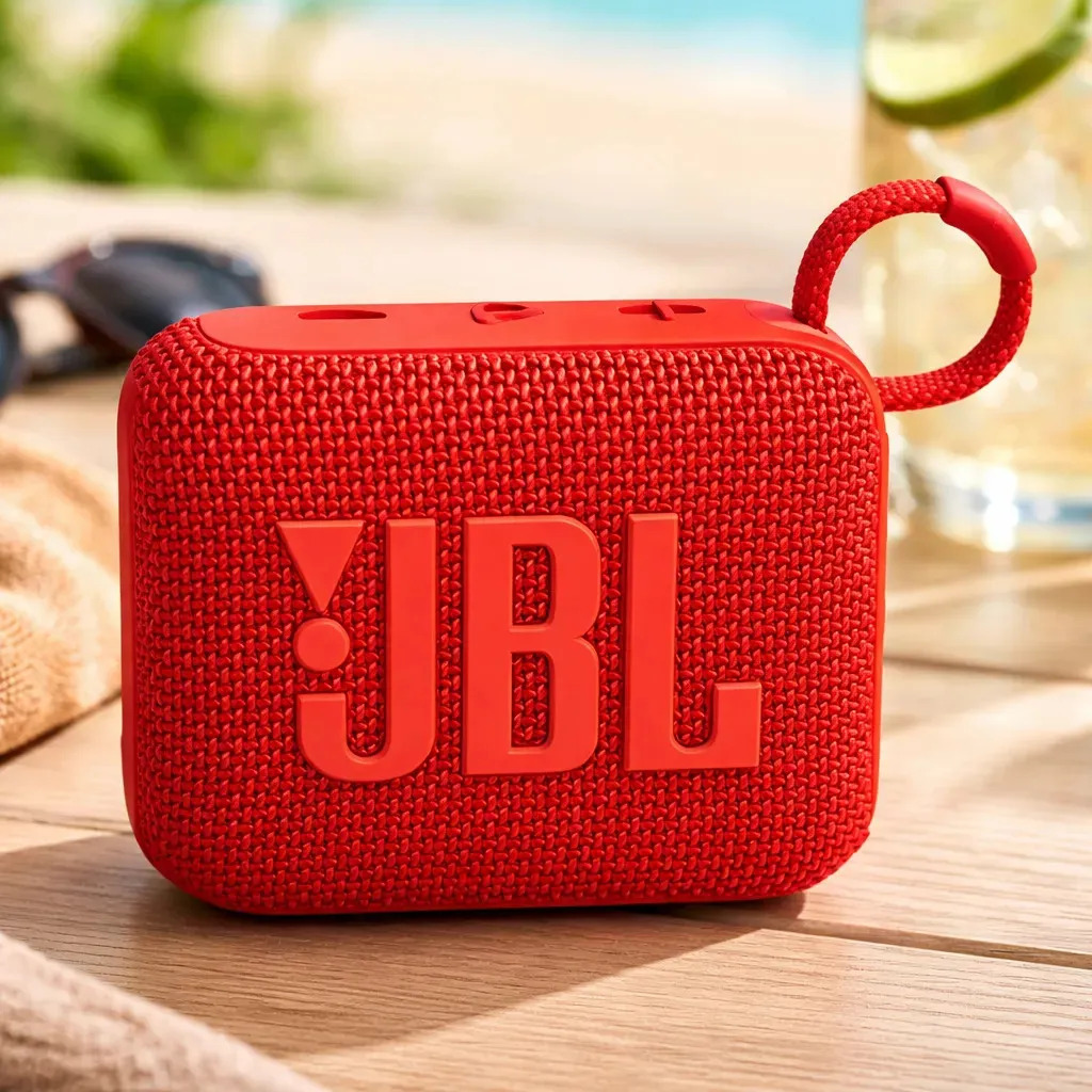 Parlante Jbl Go 4 Portátil Bluetooth Waterproof Color Rojo