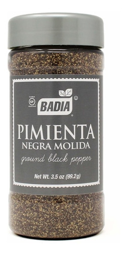Pimienta Negra Molida 99,2g. Badia