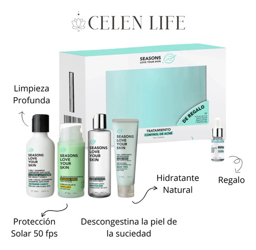 Kit Tratamiento Control Acne + Suero Niacinamida 10ml