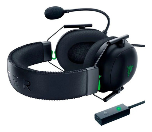 Outlet Auricular Razer Blackshark V2 + Usb Sound Card (thx) Negro (Usado)
