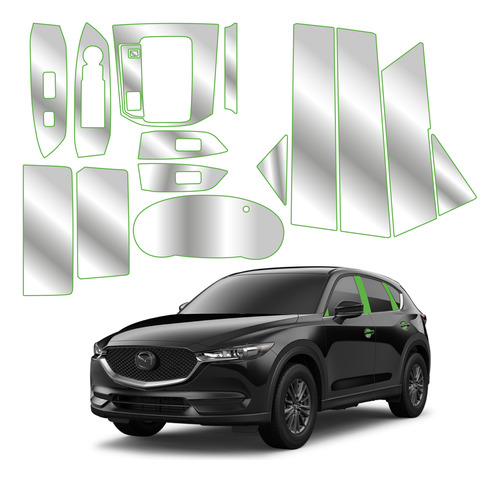 Ppf Auto Curable Piano Black Mazda Cx5 Kit Completo