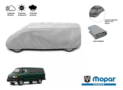 Funda/forro Impermeable Para Minivan Ram Van 1500 5.2i 02