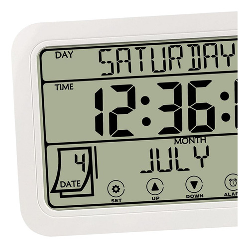 // Reloj De Pared Electrónico Con Pilas Decorativas Para La