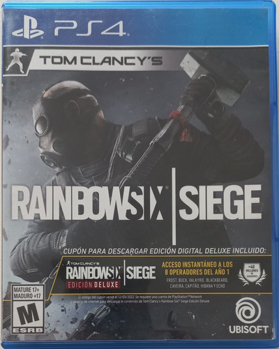 Tom Clancy's Rainbow Six Siege Deluxe Edition Ps4 Físico