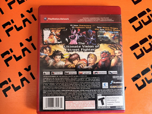 Super Street Fighter 4 Ps3 Físico Envíos Dom Play (Usado)
