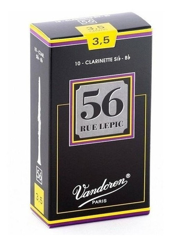 Cr5035(10) Cañas Vandoren 56 Clarinete Si Bemol 3 1/2