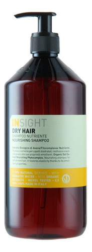  Insight Shampoo formulado para cabellos secos, restaura la elasticidad y el brillo.