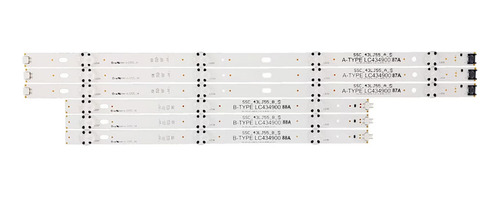 Kit Barras De Led Tv LG 43uk6310pse 43lj5500 43lj551c
