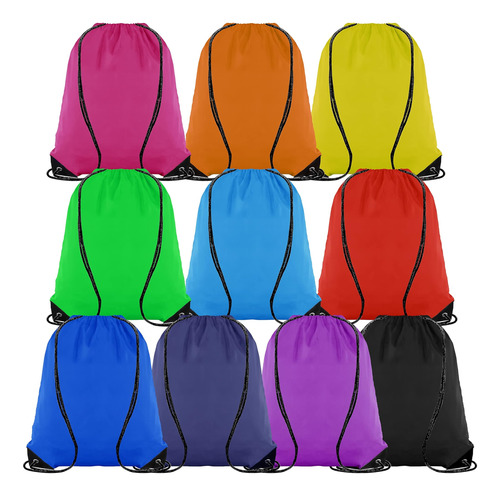 Topspeeder Mochila Con Cordón 10 Colores Bolsas Saco Paquete