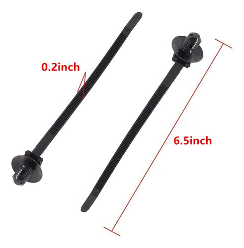 Xmhf 20pcs Nylon Push Monte Montaje Cabe De Cable Cable De