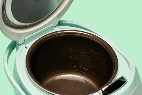 Reishunger Mini Olla Arrocera Digital Y Vaporera, Menta Con