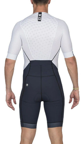 Imagem 3 de 5 de Macaquinho Woom Masculino Triathlon Com Manga Carbon Ice 20